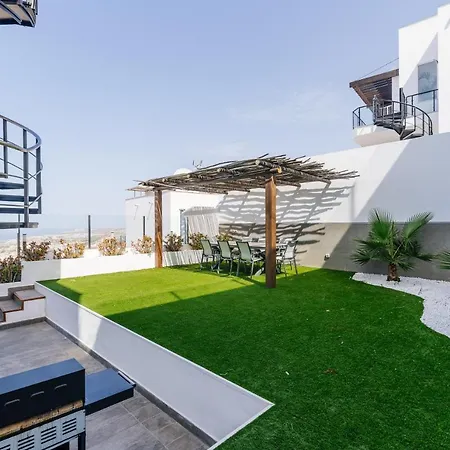 فيلة Sunset White - Ocean View, Jakuzzi, Heated Pool, Air-conditioning, Grill بلايا ذي لاس أميريكاس