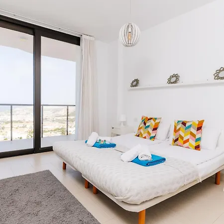 Sunset White - Ocean View, Jakuzzi, Heated Pool, Air-conditioning, Grill * Playa de las Américas